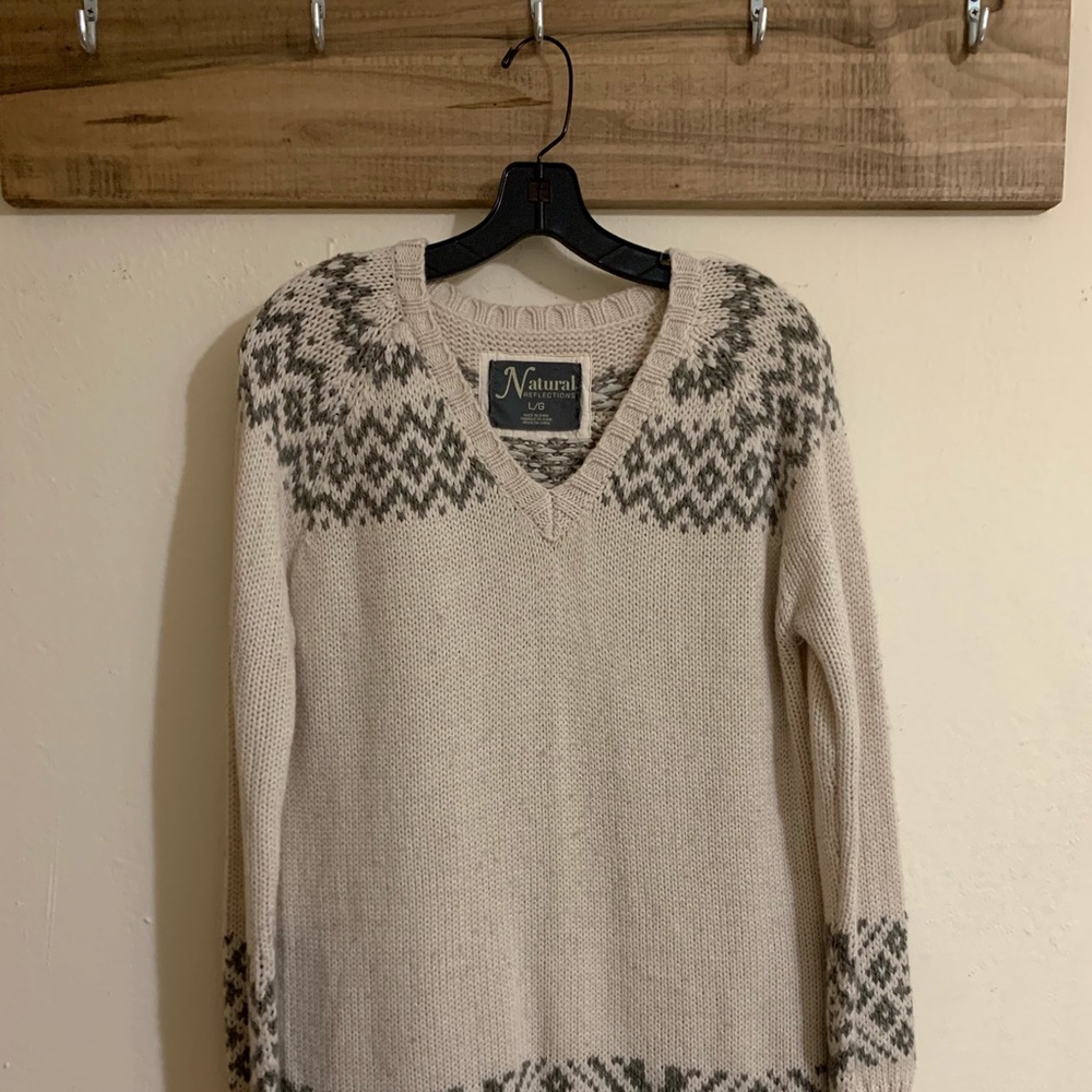Natural Reflections | Long Sleeved Knit Sweater